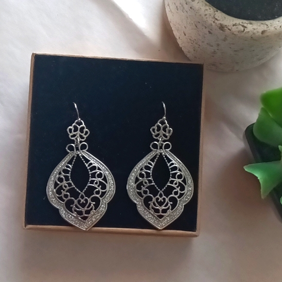 Boho Earrings Sterling Silver NWT - Picture 2 of 2